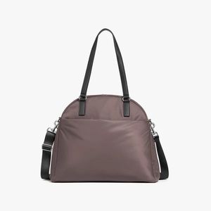 Lo & Sons O.G. 2 large dark gray overnight travel with white L+ Sons storage bag